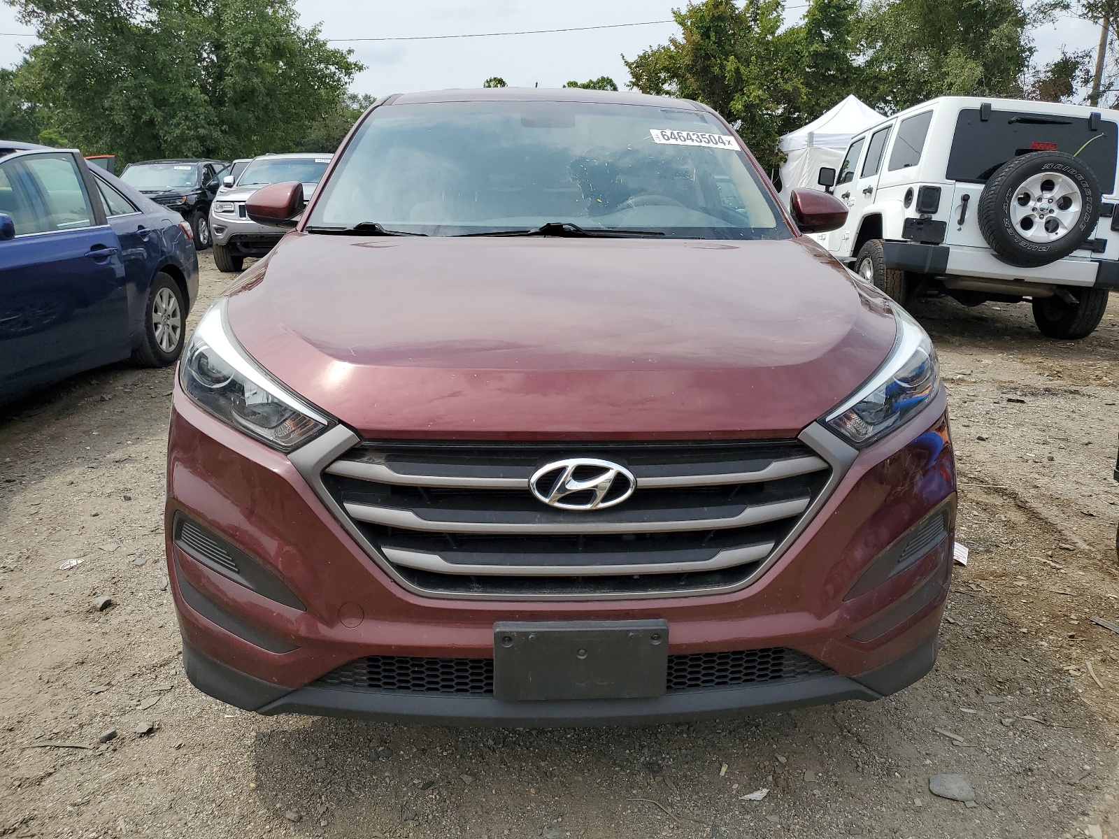 2016 Hyundai Tucson Se vin: KM8J23A47GU158075