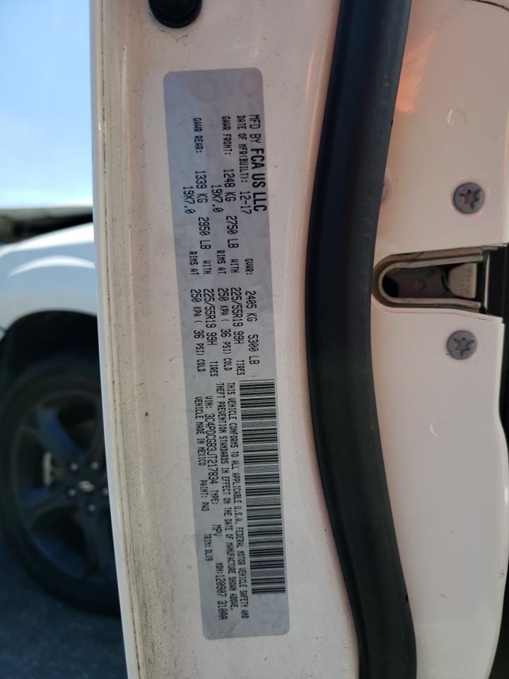 2018 Dodge Journey Crossroad VIN: 3C4PDCGB3JT217834 Lot: 61810204