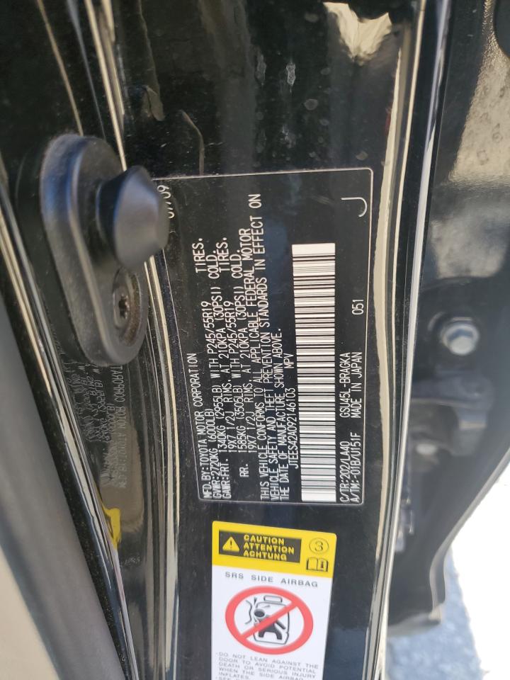 2009 Toyota Highlander Limited VIN: JTEES42A092146103 Lot: 62452194