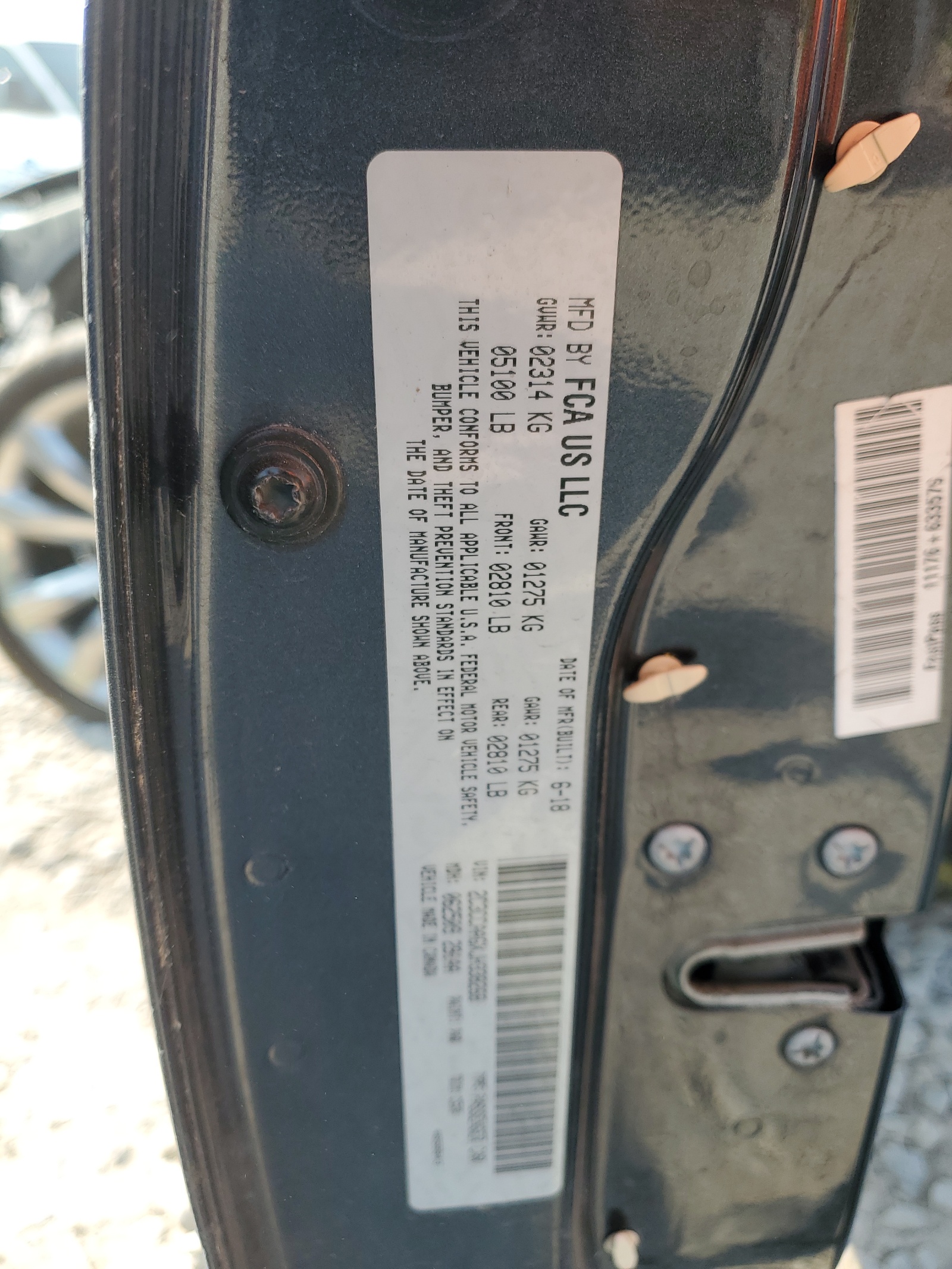 2C3CCAAGXJH338268 2018 Chrysler 300 Touring