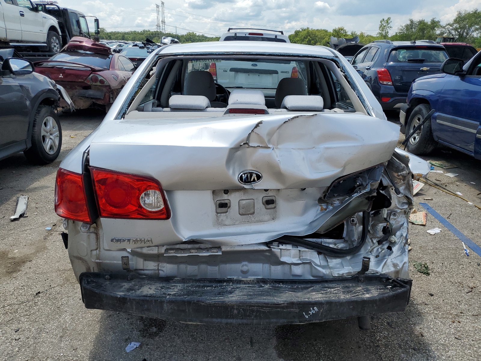 KNAGE123485267487 2008 Kia Optima Lx