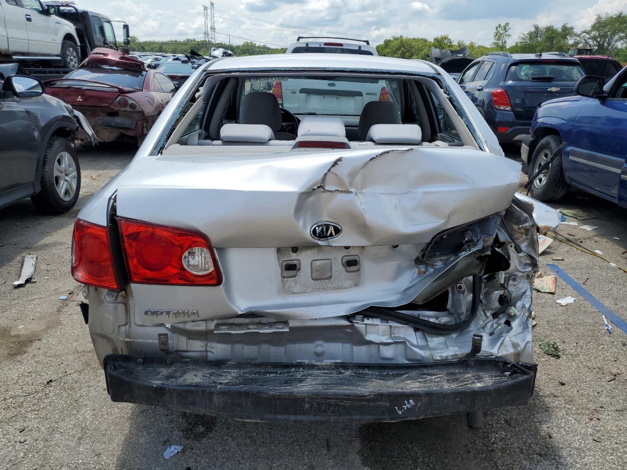 2008 Kia Optima Lx VIN: KNAGE123485267487 Lot: 63775234