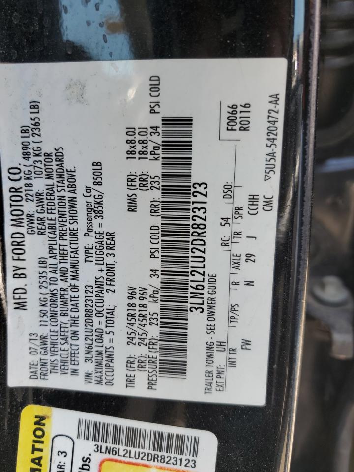 3LN6L2LU2DR823123 2013 Lincoln Mkz Hybrid