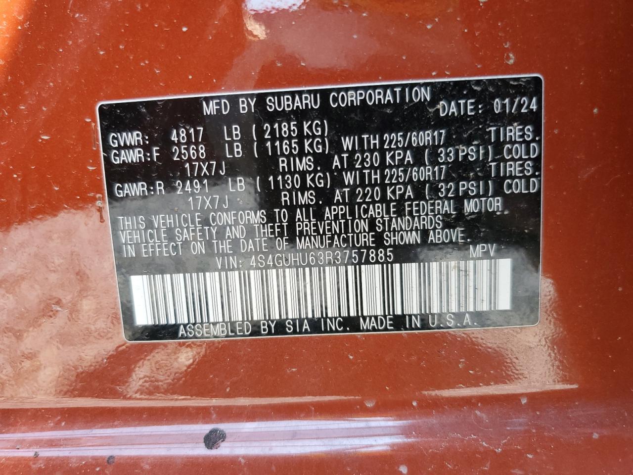 2024 Subaru XV - Image 15