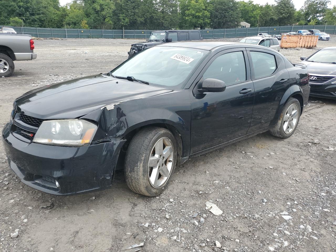 2013 Dodge Avenger Sxt VIN: 1C3CDZCB9DN616313 Lot: 64389924