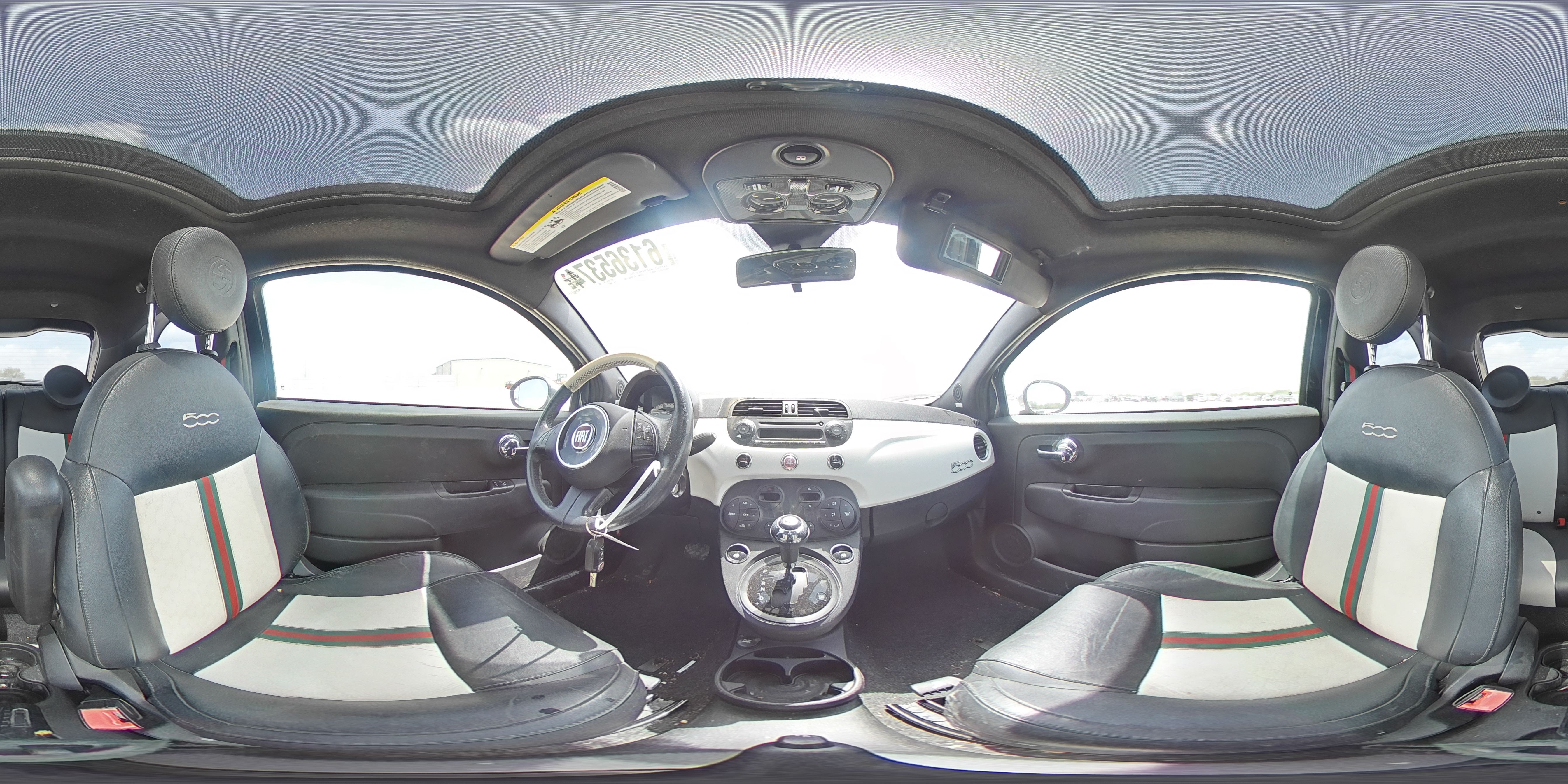 2012 Fiat 500 Lounge VIN: 3C3CFFCR6CT306317 Lot: 61365374