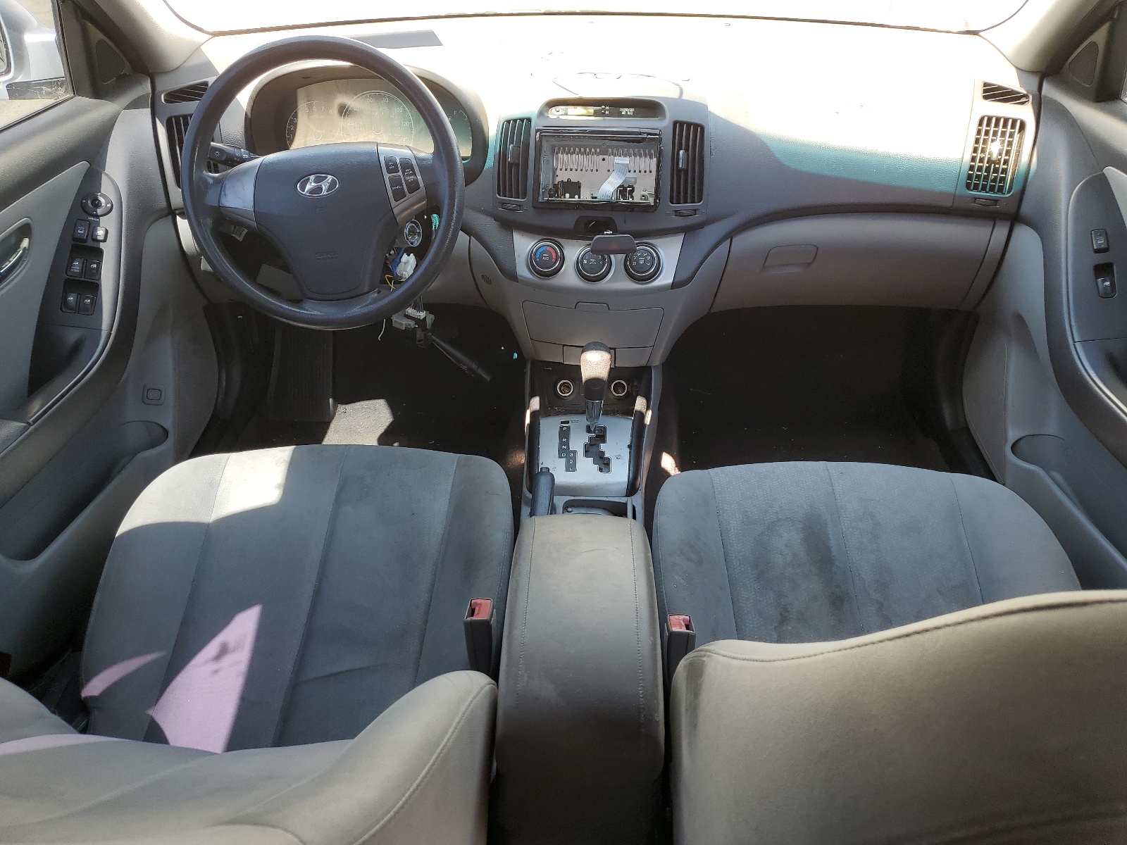 KMHDU4AD0AU073194 2010 Hyundai Elantra Blue