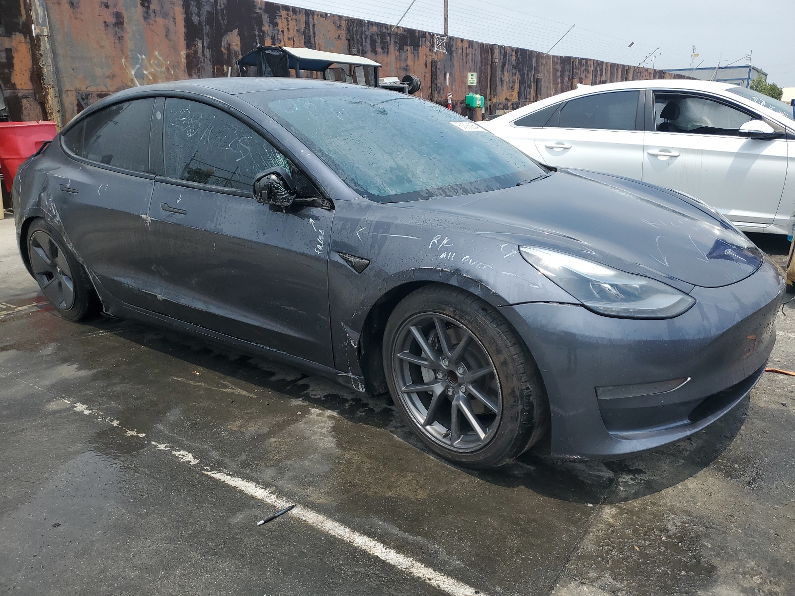 5YJ3E1EA5MF053077 2021 Tesla Model 3