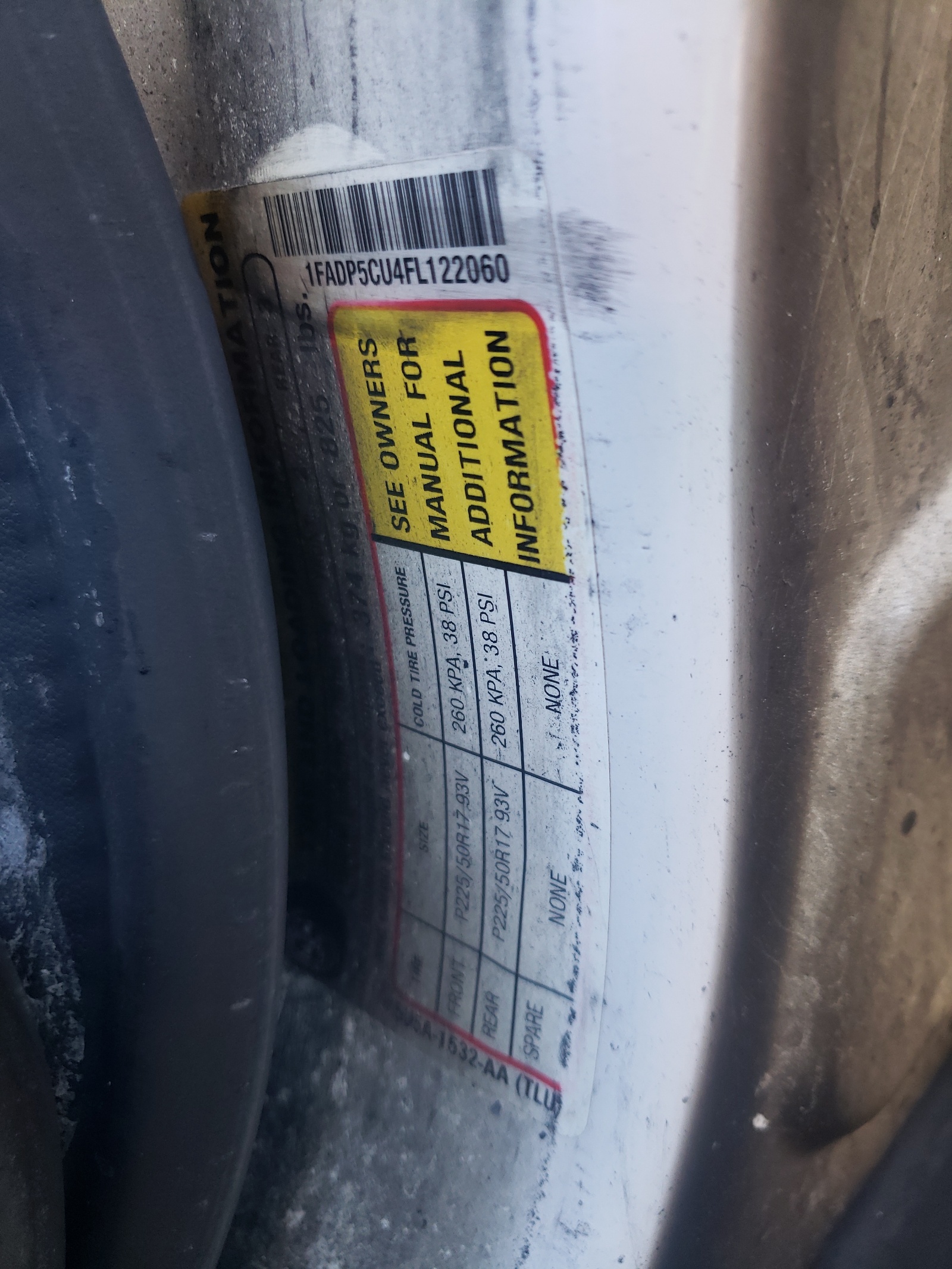 1FADP5CU4FL122060 2015 Ford C-Max Premium Sel