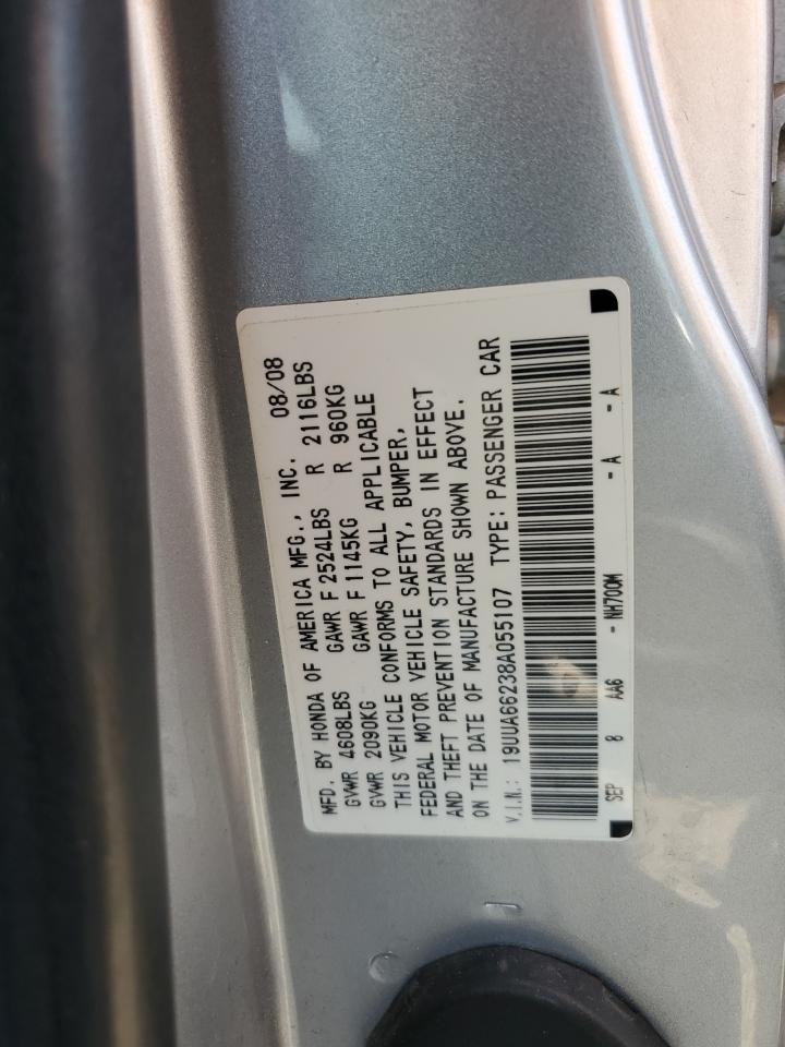 19UUA66238A055107 2008 Acura Tl