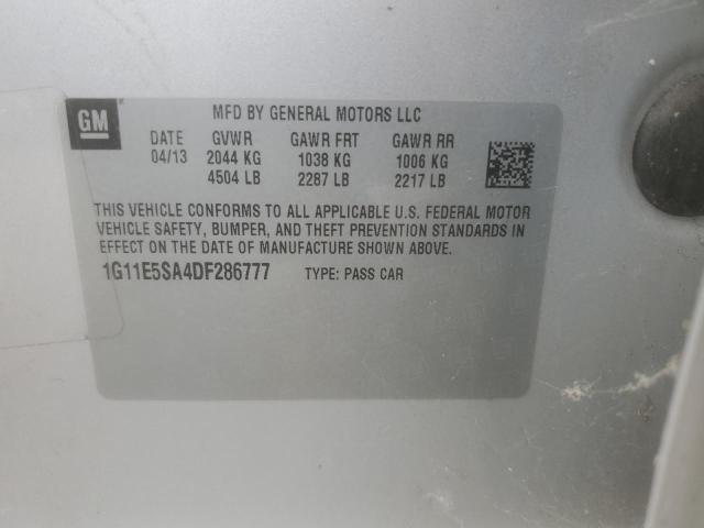 1G11E5SA4DF286777 | 2013 Chevrolet malibu 2lt