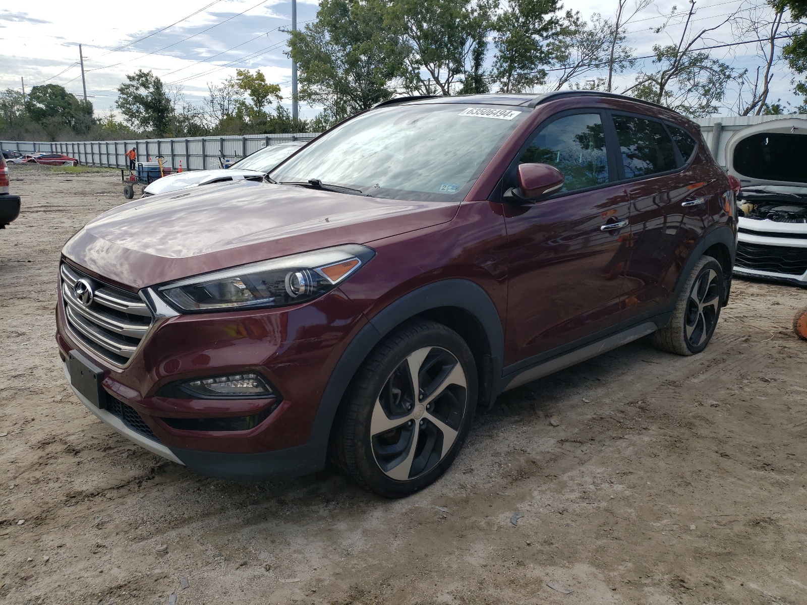 2017 Hyundai Tucson Limited vin: KM8J33A22HU315377