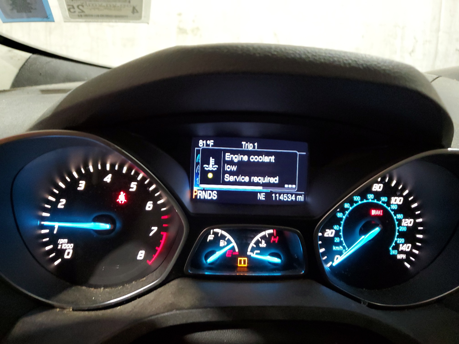 1FMCU9GXXEUC72544 2014 Ford Escape Se