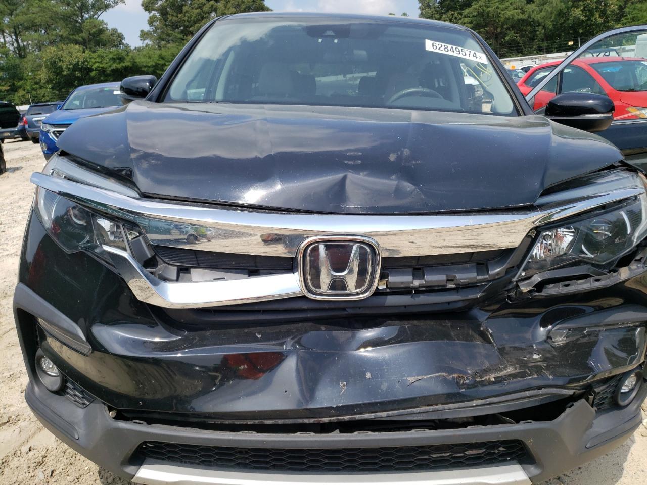 2020 Honda Pilot Ex VIN: 5FNYF5H38LB020547 Lot: 62849574