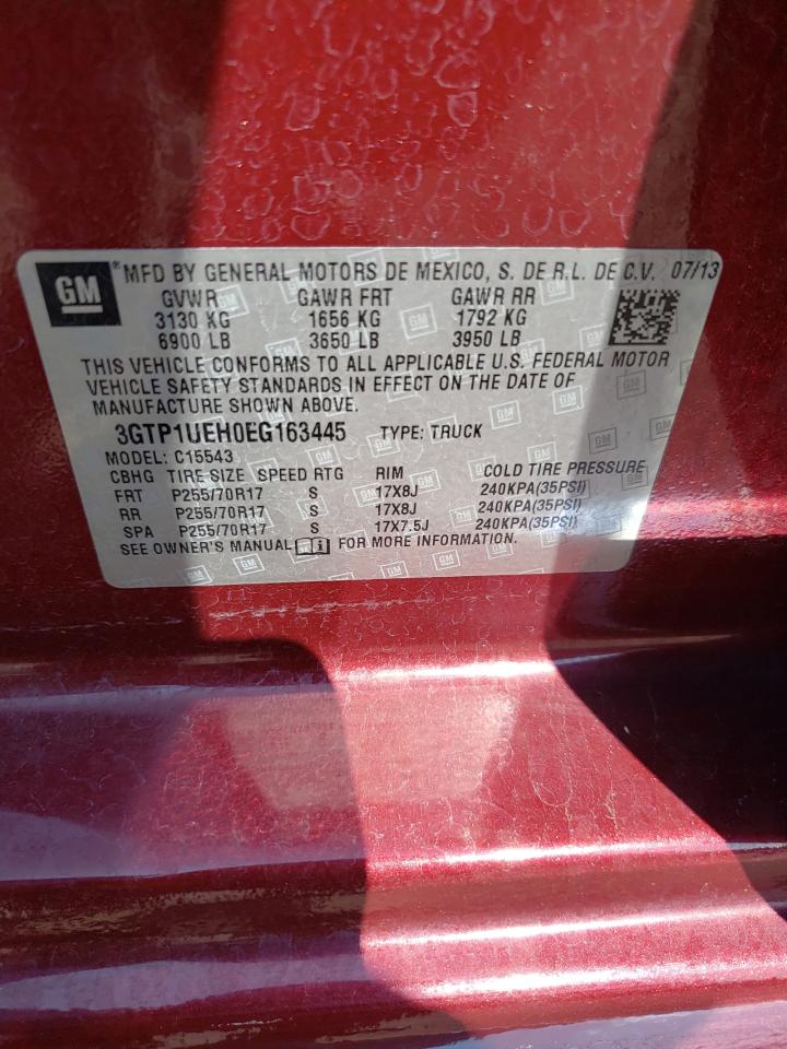 2014 GMC Sierra C1500 Sle VIN: 3GTP1UEH0EG163445 Lot: 61864824