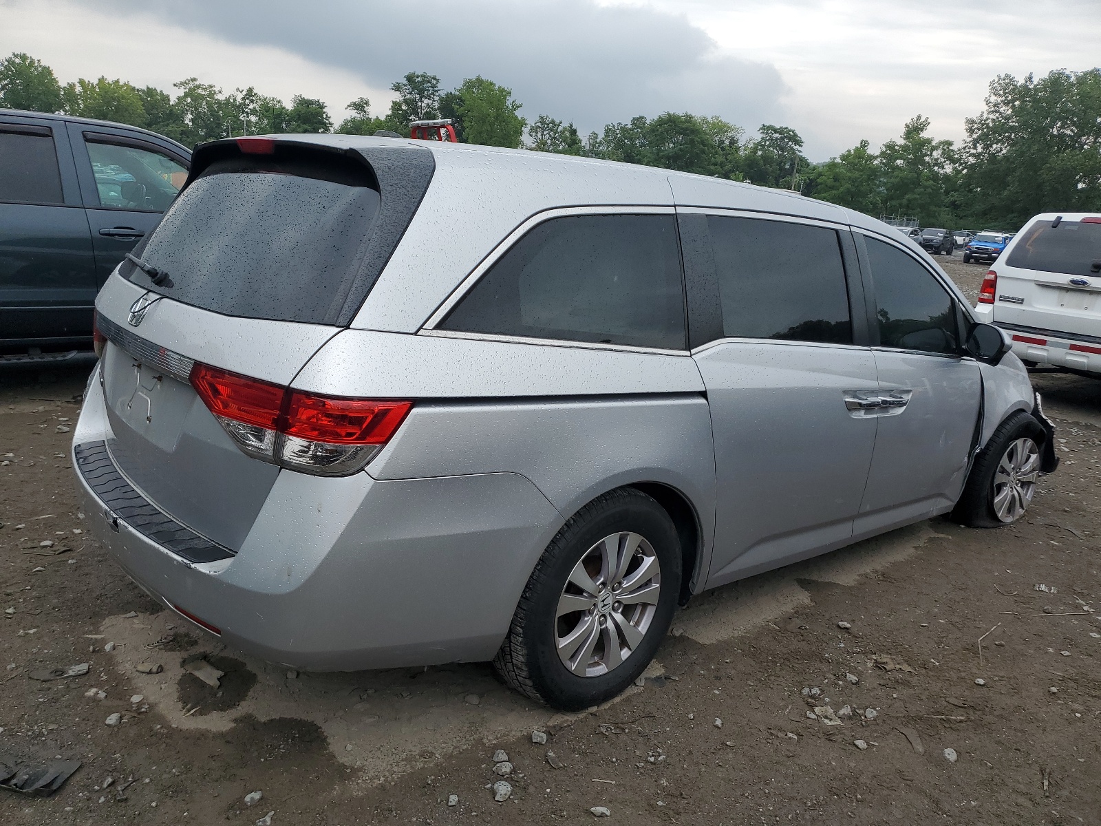 5FNRL5H62EB025673 2014 Honda Odyssey Exl