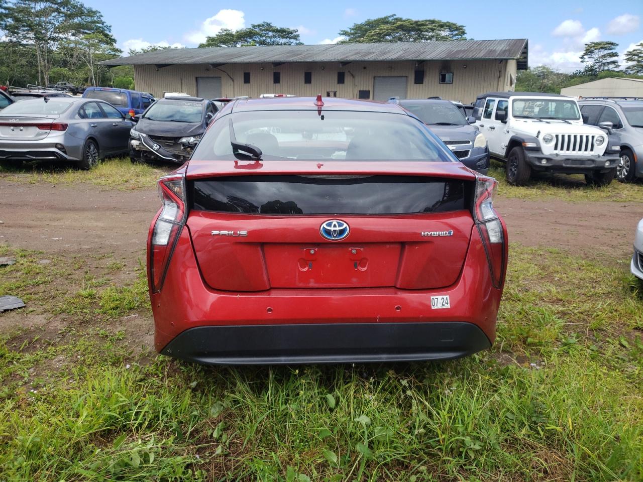 2017 Toyota Prius VIN: JTDKARFU5H3540815 Lot: 62557624