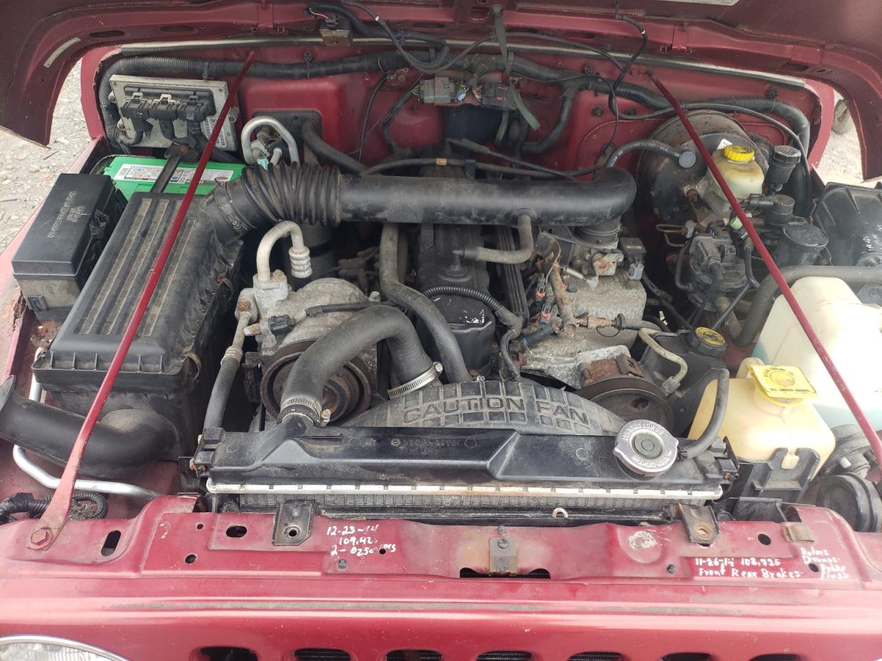 1999 Jeep Wrangler / Tj Sport VIN: 1J4FY19S3XP461637 Lot: 64699714