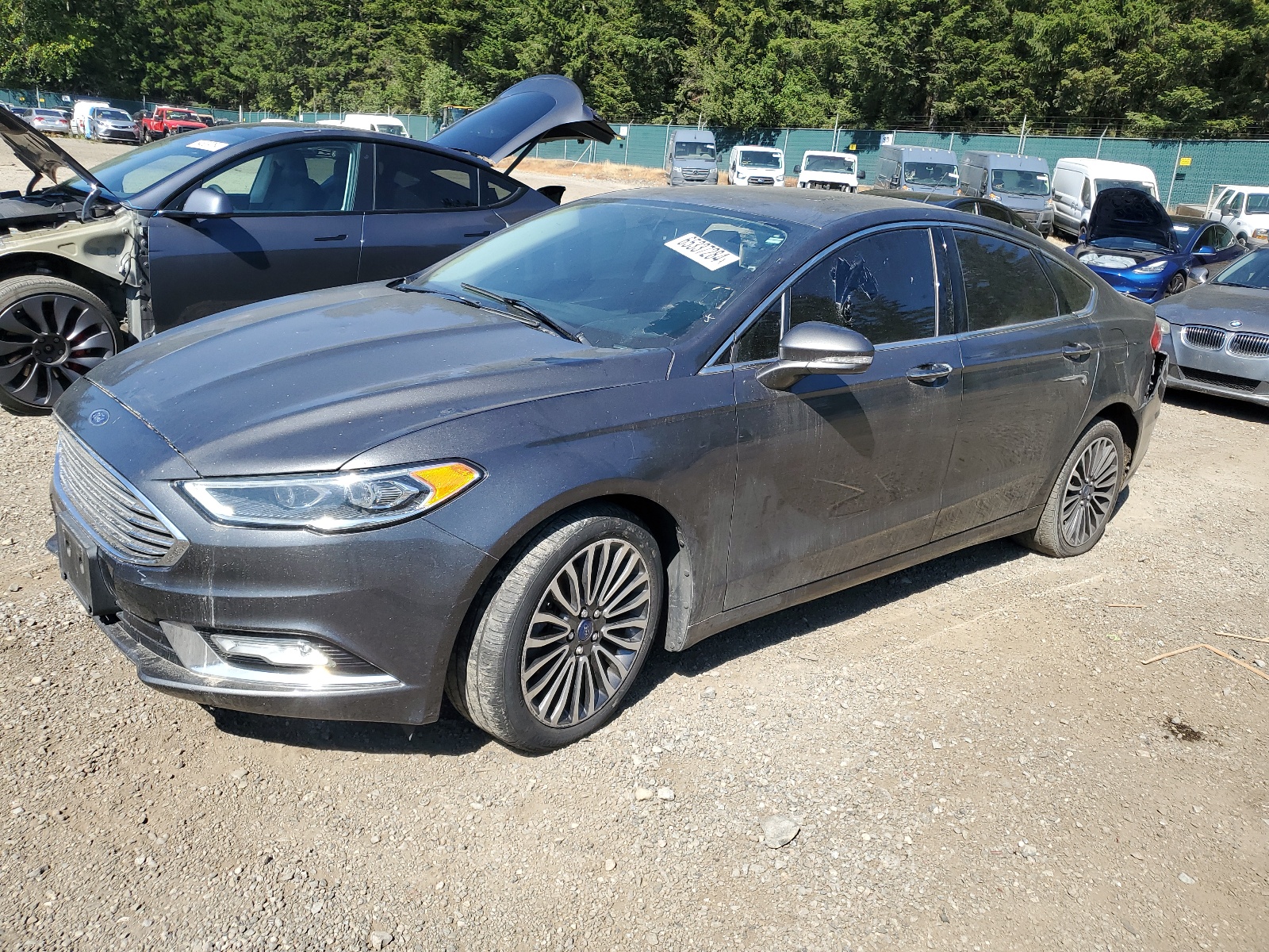 2017 Ford Fusion Titanium vin: 3FA6P0K9XHR132539