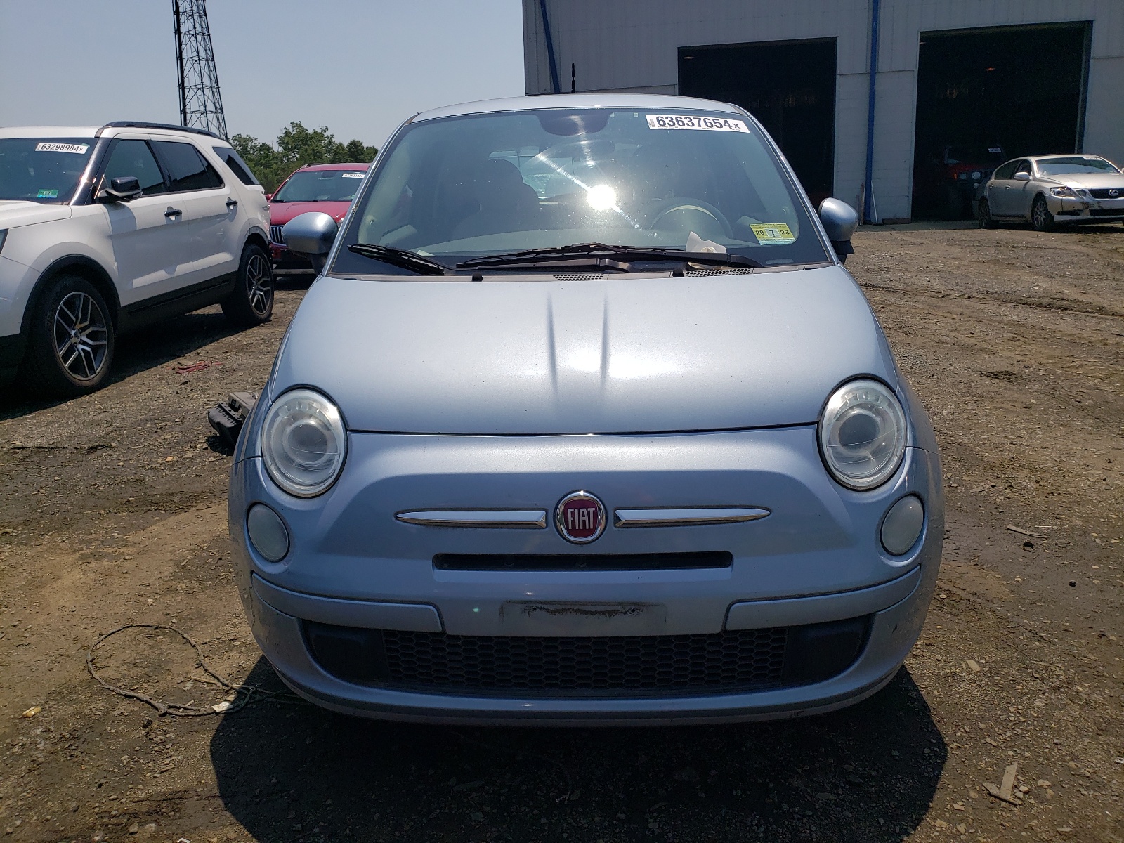 2014 Fiat 500 Pop vin: 3C3CFFAR8ET187076