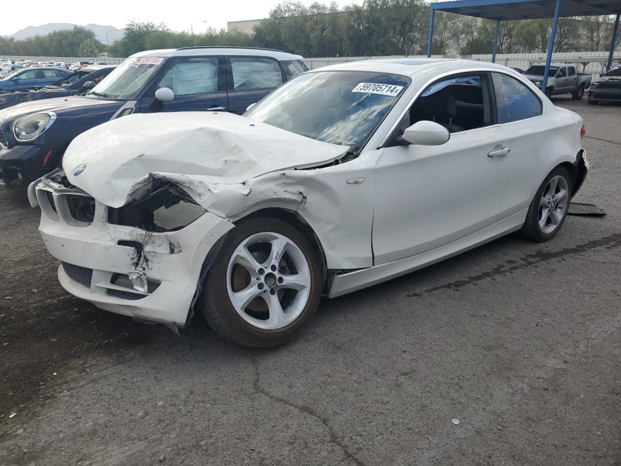 2008 Bmw 128 I за продажба в Las Vegas, NV - Front End