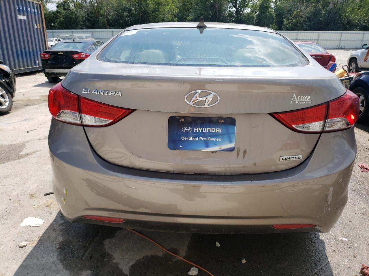 2012 Hyundai Elantra Gls VIN: 5NPDH4AE6CH132635 Lot: 65348244