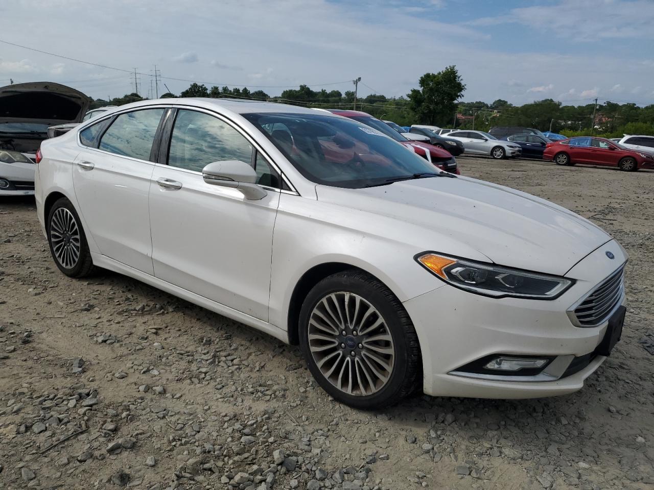 2017 Ford Fusion Titanium VIN: 3FA6P0K96HR135941 Lot: 63798314