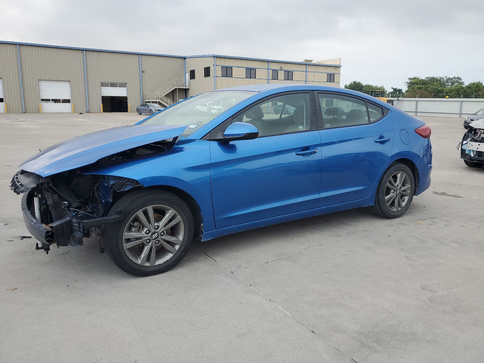 2018 Hyundai Elantra Sel vin: 5NPD84LF6JH216067