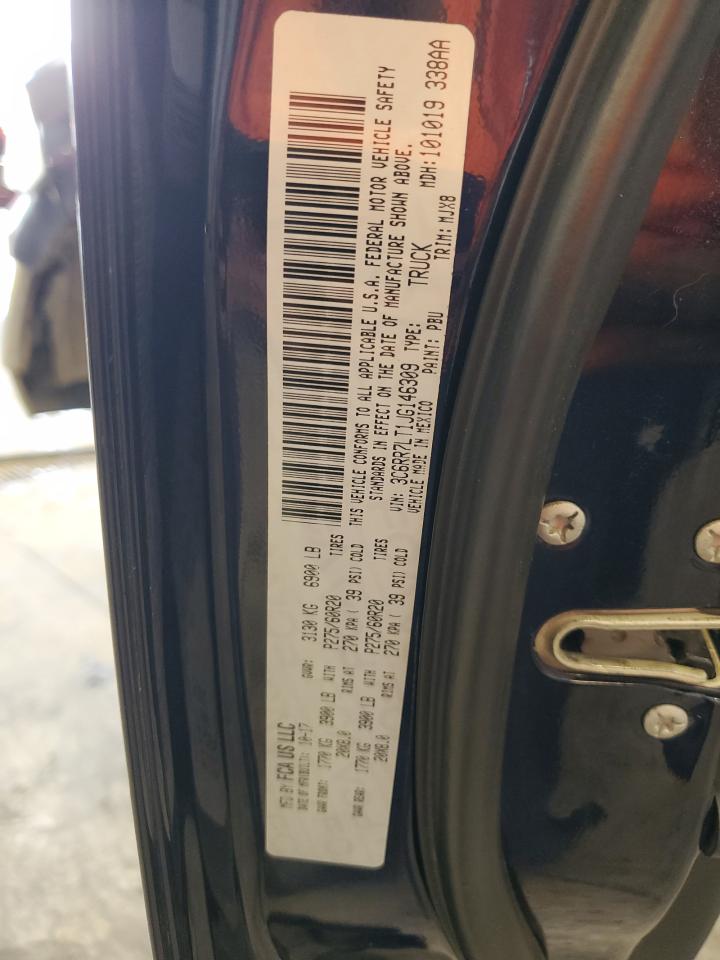 2018 Ram 1500 Slt VIN: 3C6RR7LT1JG146309 Lot: 62456474