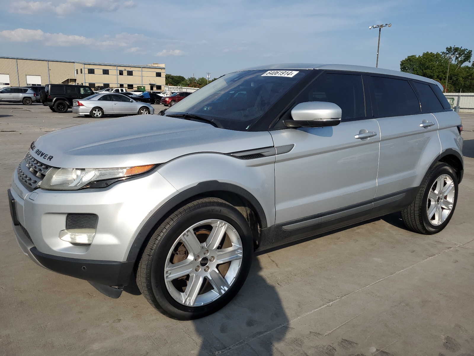 2012 Land Rover Range Rover Evoque Pure Plus vin: SALVP2BG3CH611677