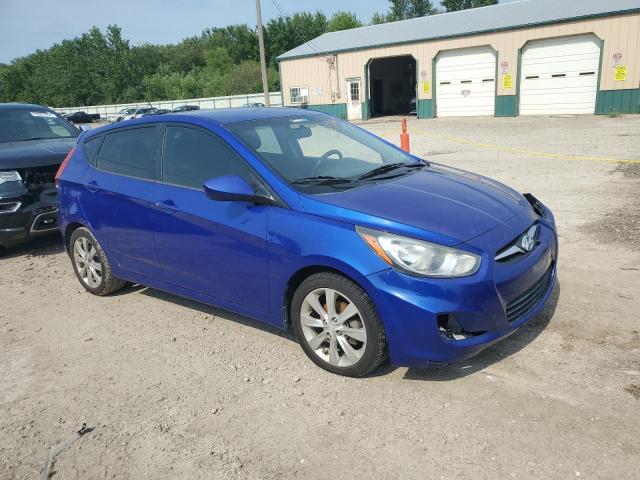 Hatchbacks HYUNDAI ACCENT 2012 Blue