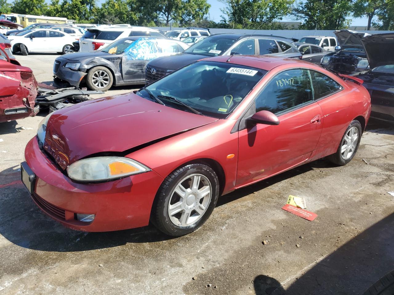 2001 Mercury Cougar V6 VIN: 1ZWFT61L615607806 Lot: 63455144