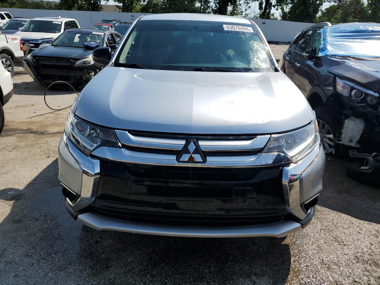 2017 Mitsubishi Outlander Es VIN: JA4AZ2A32HZ051662 Lot: 63078494