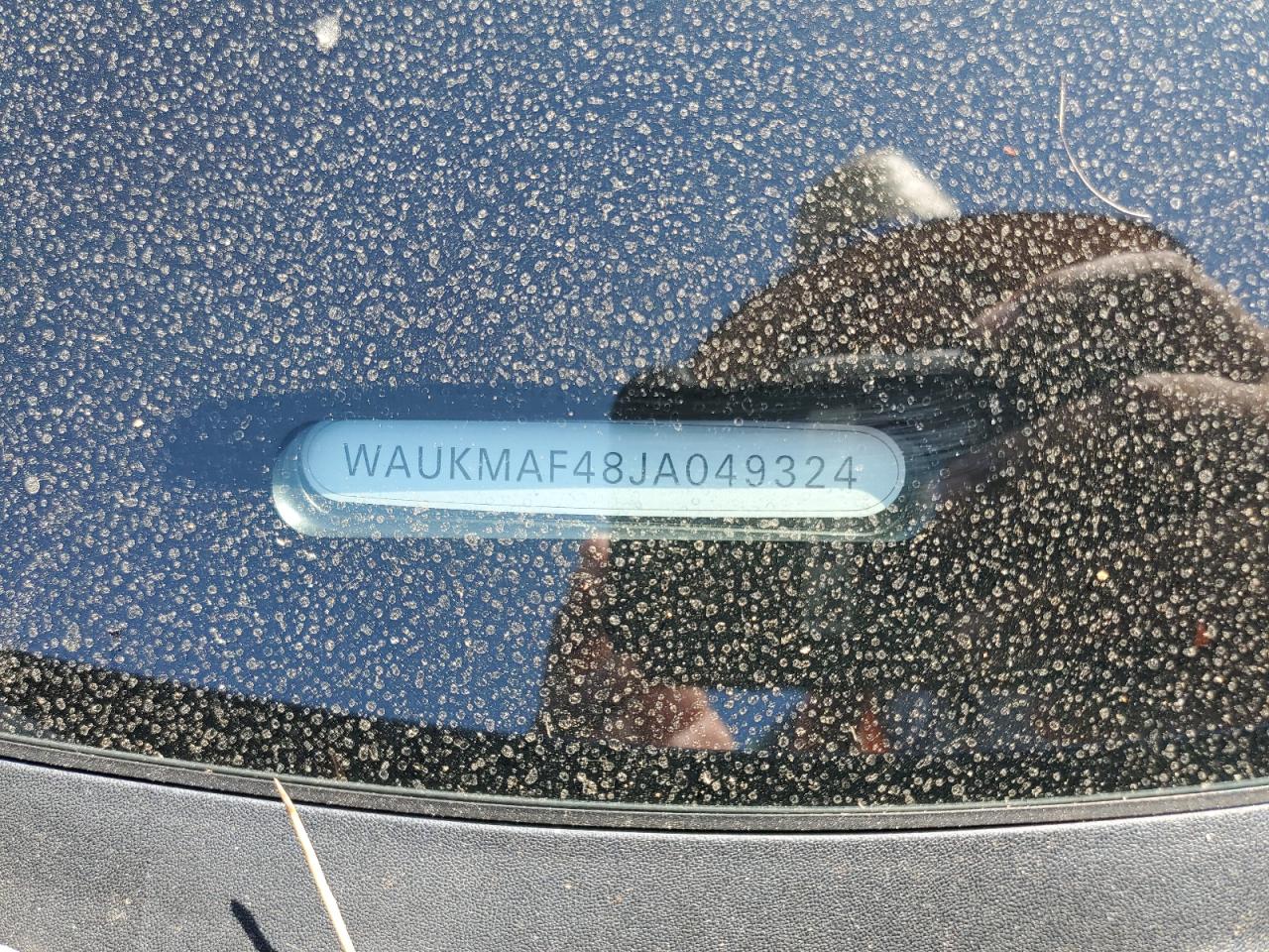 2018 Audi A4 Premium VIN: WAUKMAF48JA049324 Lot: 63717974