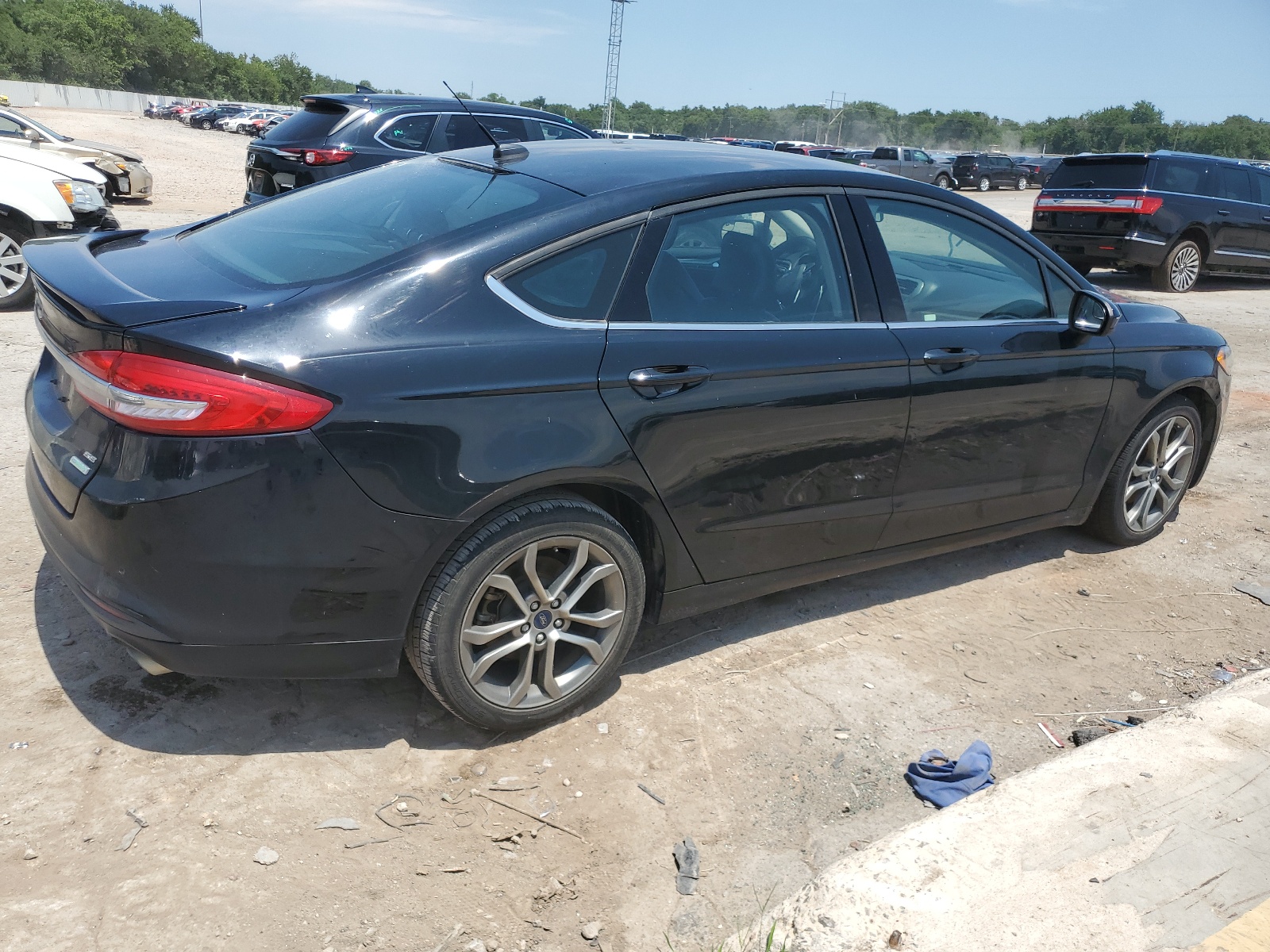 2017 Ford Fusion Se vin: 3FA6P0HD5HR189971