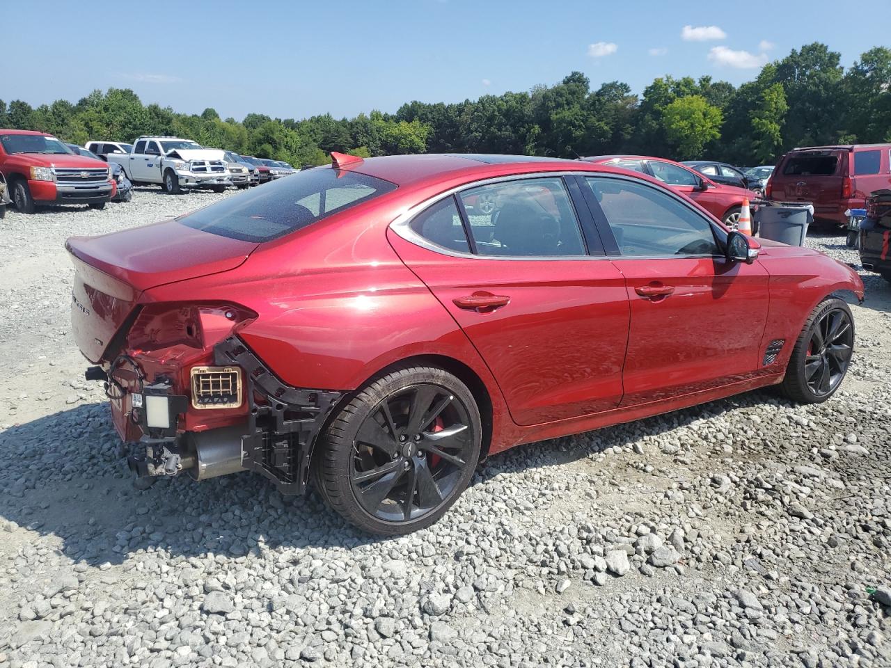 2022 Genesis G70 Base VIN: KMTG54TE0NU103418 Lot: 61024094