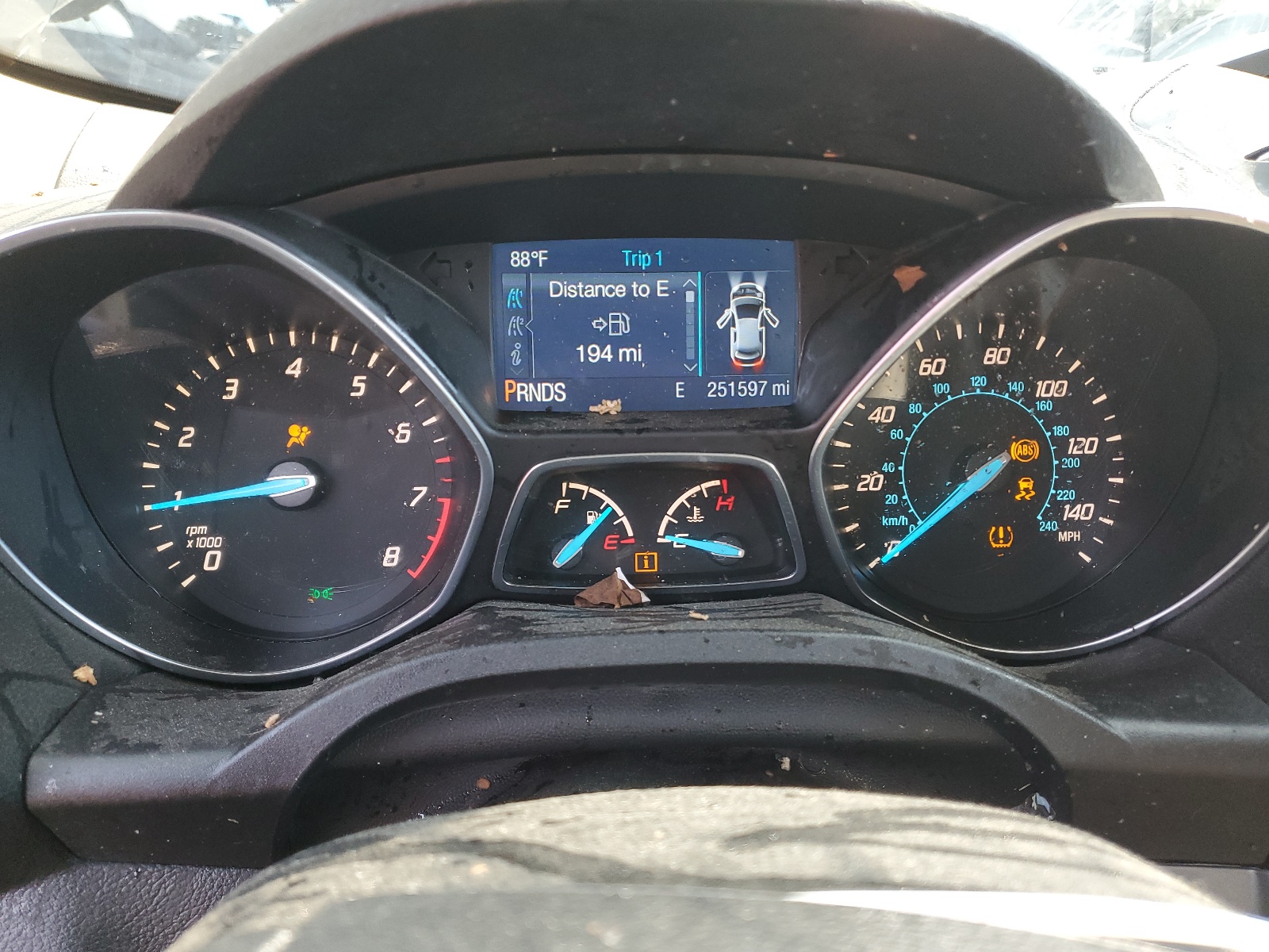 1FMCU0GX2DUD00072 2013 Ford Escape Se