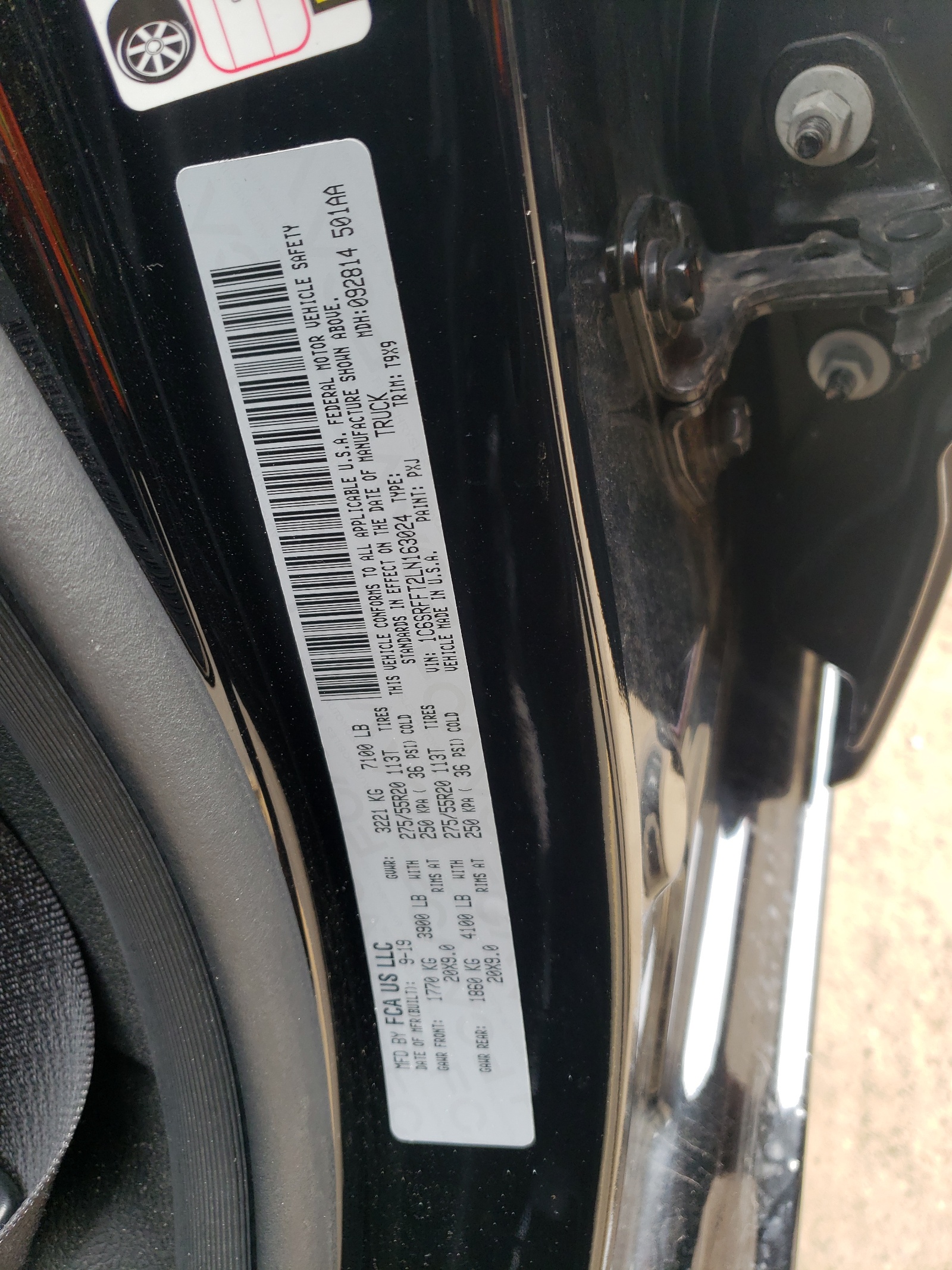 1C6SRFFT2LN163024 2020 Ram 1500 Big Horn/Lone Star