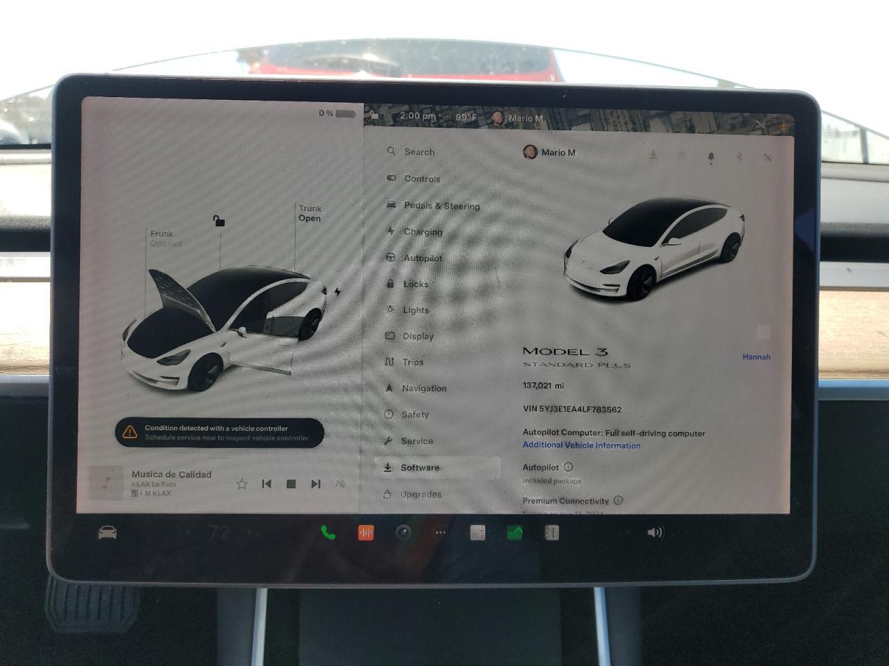 5YJ3E1EA4LF783562 2020 Tesla Model 3