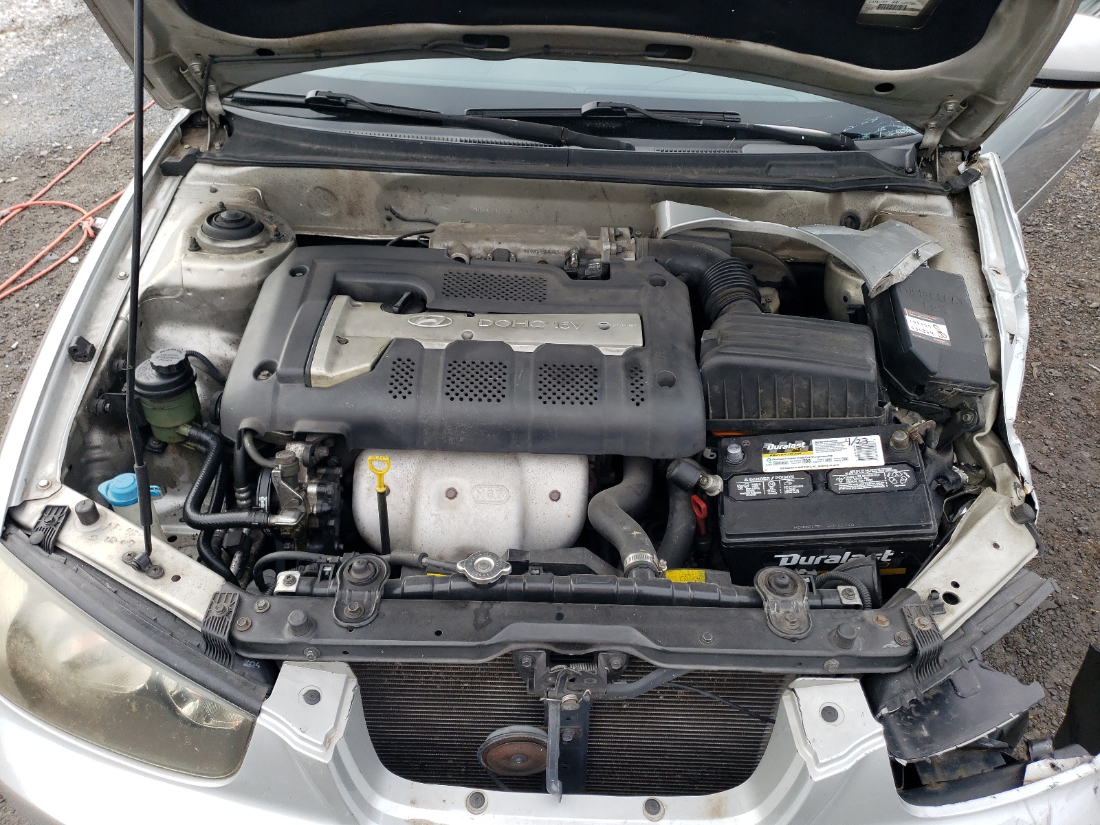 KMHDN45D11U241433 2001 Hyundai Elantra Gls