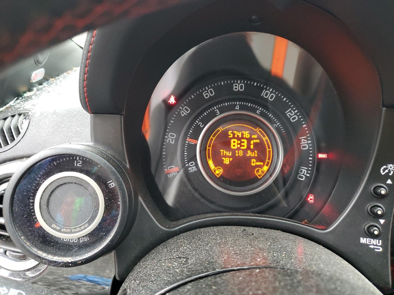 2013 Fiat 500 Abarth VIN: 3C3CFFFH6DT573249 Lot: 63520504