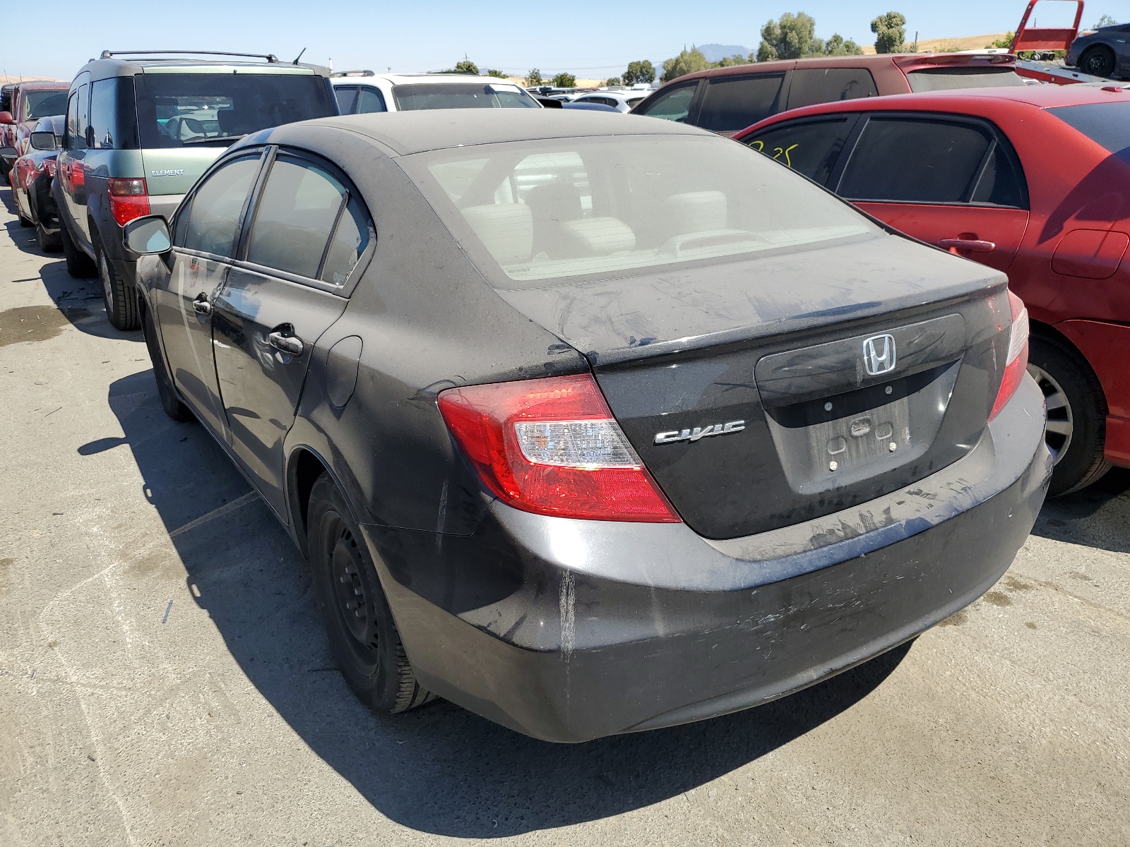 2012 Honda Civic Lx vin: 19XFB2F54CE037342