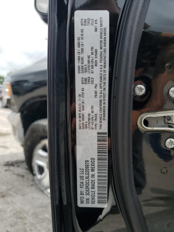 2020 Ram 3500 Tradesman VIN: 3C63R3CL9LG209979 Lot: 63789004