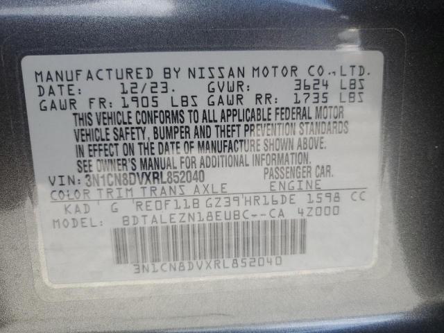 3N1CN8DVXRL852040 Nissan Versa 1.6 12