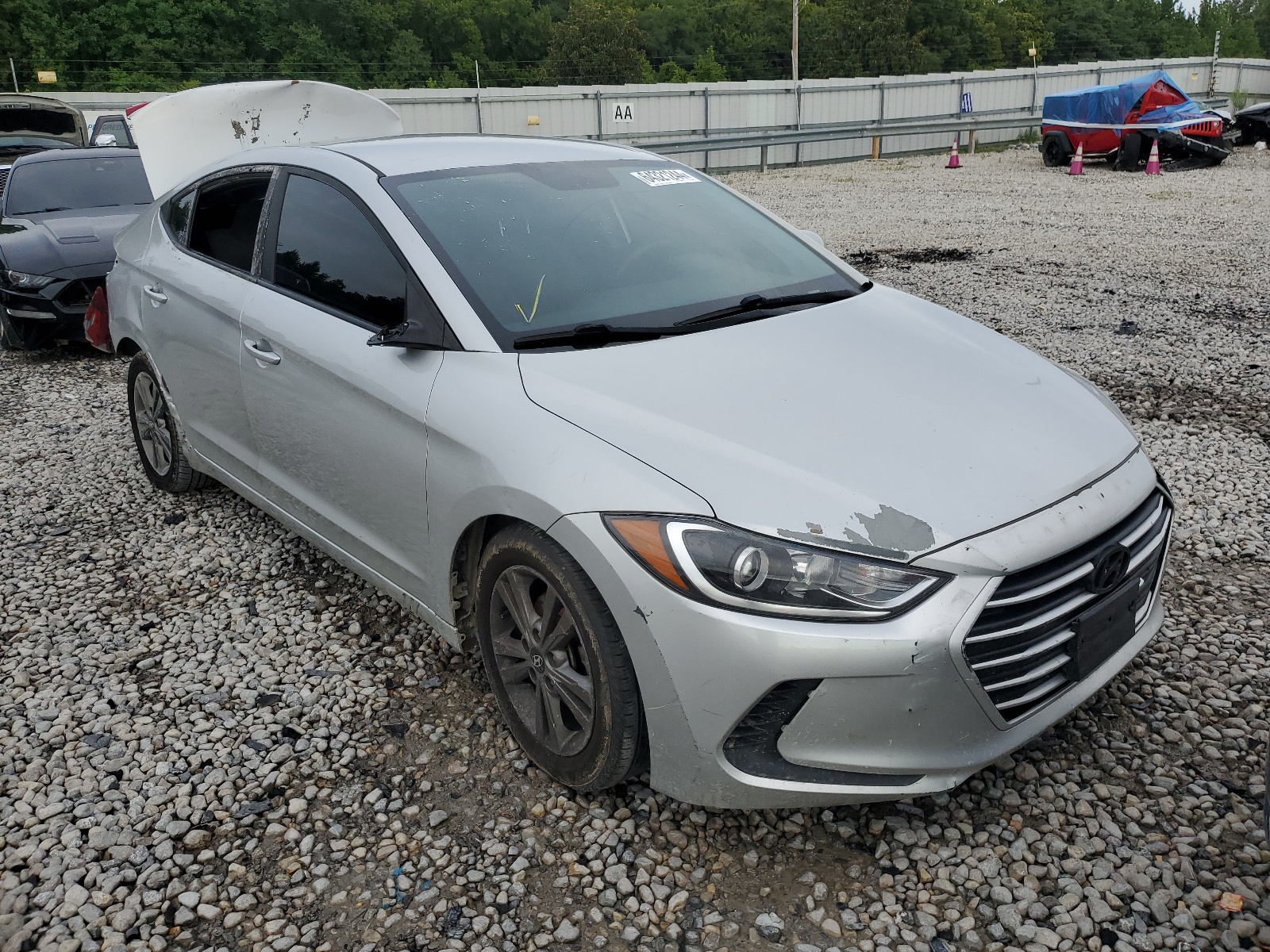 2018 Hyundai Elantra Sel vin: 5NPD84LF6JH325953