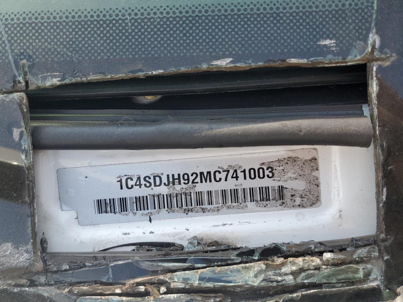 2021 Dodge Durango Srt Hellcat VIN: 1C4SDJH92MC741003 Lot: 65346284