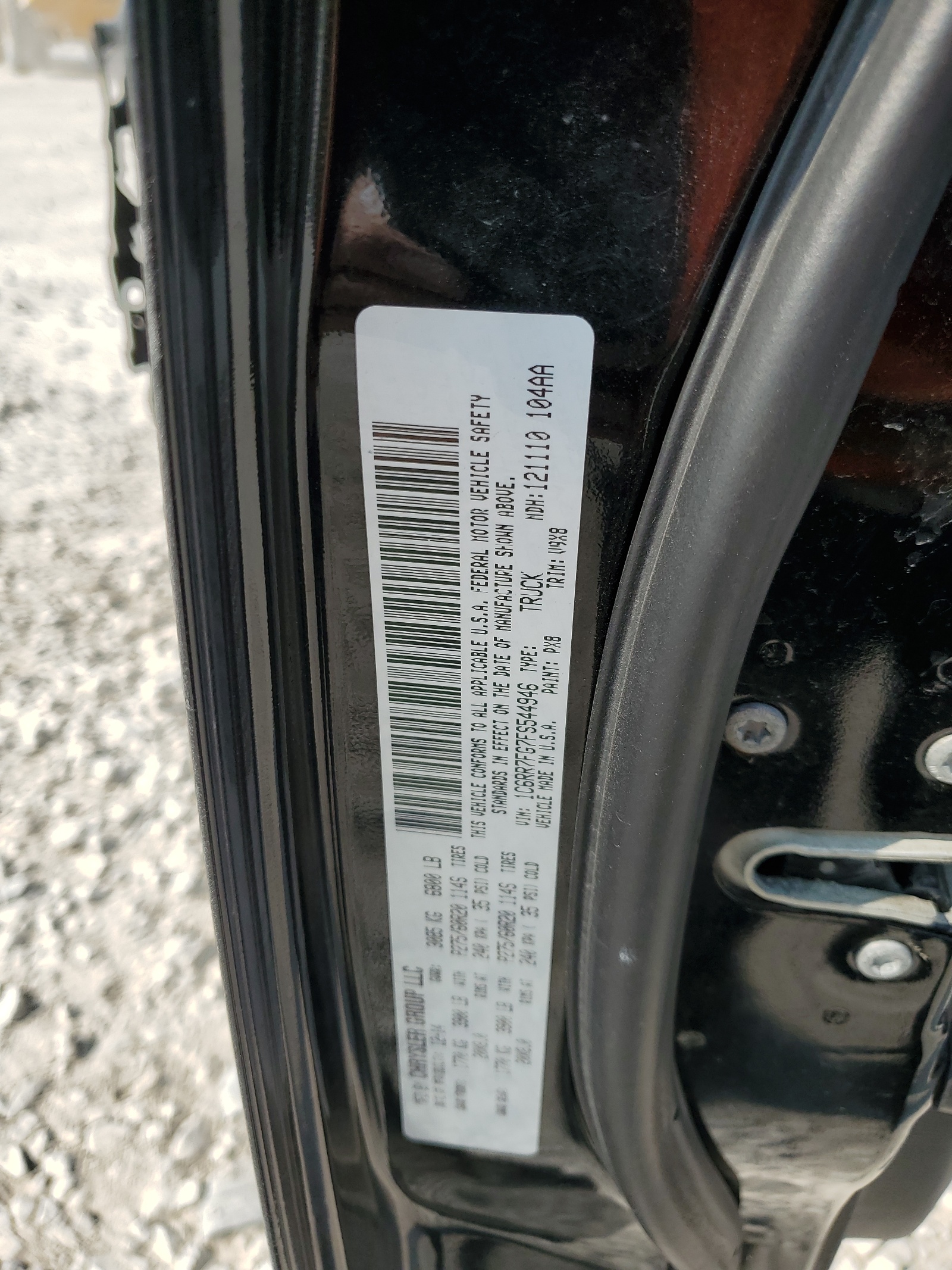 1C6RR7FG7FS544946 2015 Ram 1500 St