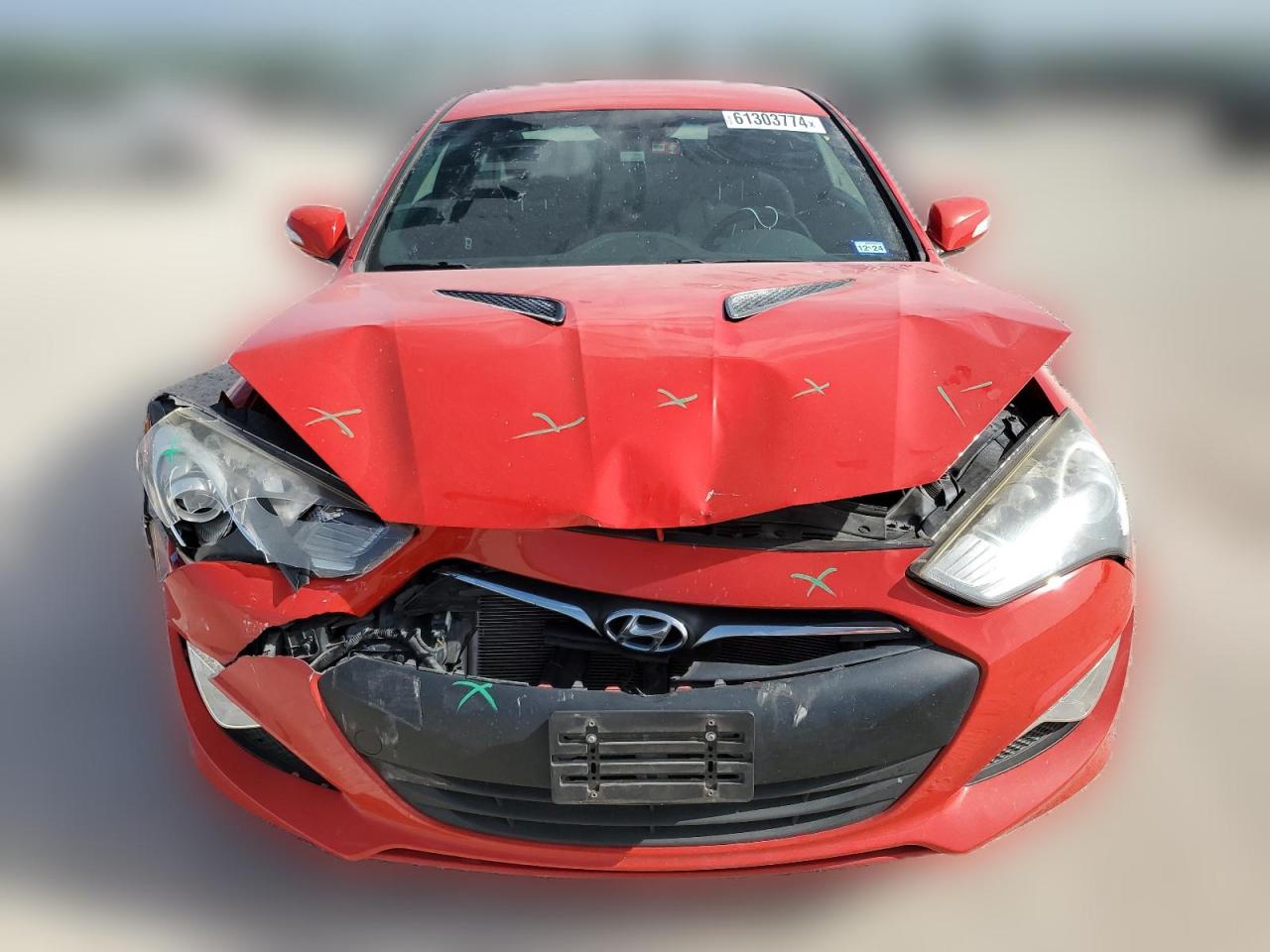 2015 Hyundai Genesis Coupe 3.8L VIN: KMHHT6KJXFU128410 Lot: 61303774