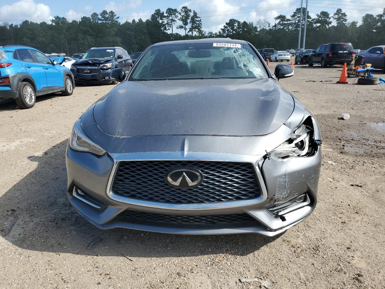 2019 Infiniti Q60 Red Sport 400 VIN: JN1FV7EK4KM360210 Lot: 65207134