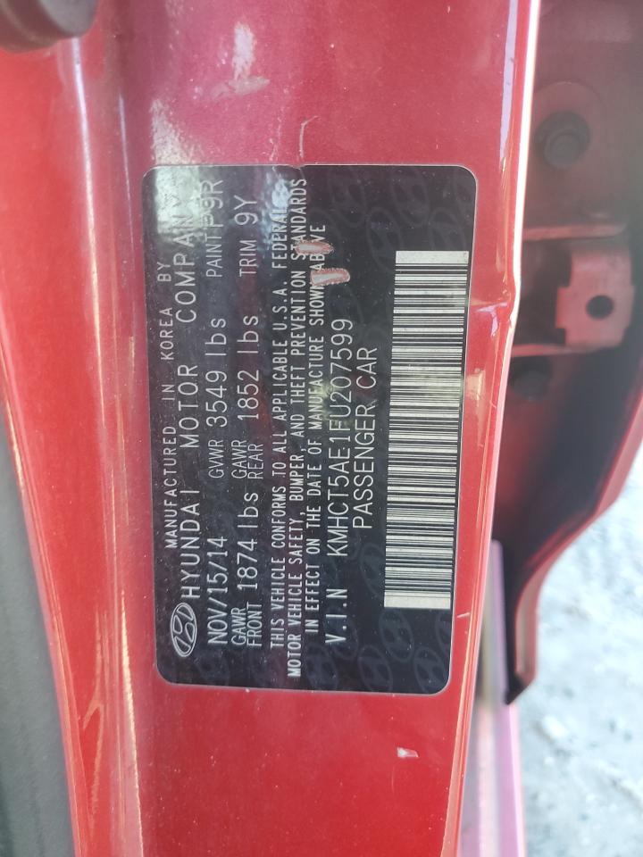 2015 Hyundai Accent Gs VIN: KMHCT5AE1FU207599 Lot: 63290454